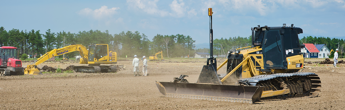 夏季の仕事 作業風景